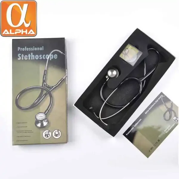 Medical Grade Dual Head Stethoscope Hospita Clinic Approved Multi-Functional Tool Wholesale Hot Selling with Lifetime Warranty - Image 2