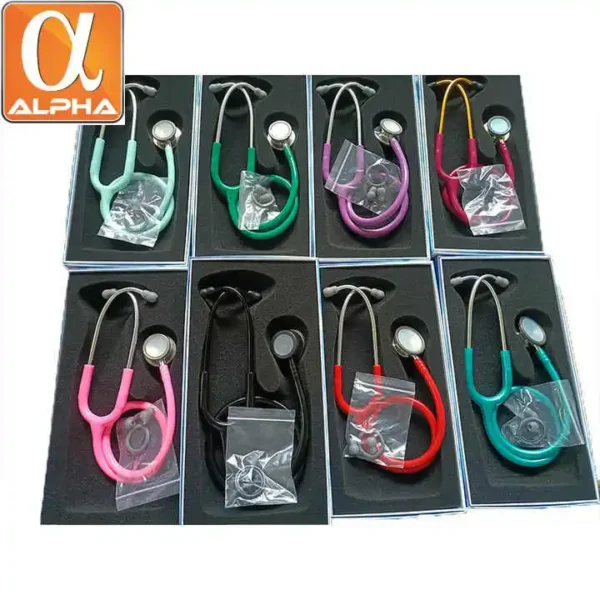 Medical-Grade Stainless Steel Stethoscope Durable Healthcare Diagnostic Equipment Manual for Cardiology Professionals Chestpiece - Image 4