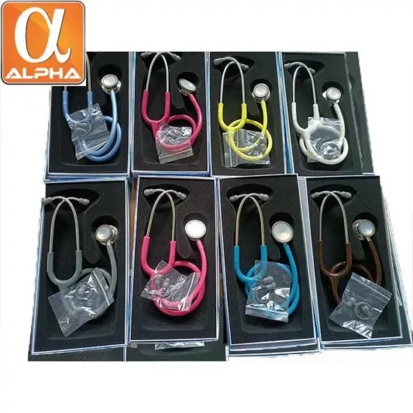 Medical-Grade Stainless Steel Stethoscope Durable Healthcare Diagnostic Equipment Manual for Cardiology Professionals Chestpiece - Image 5