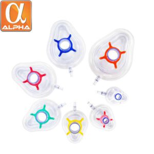 Medical Handheld Disposable Adults Pediatric Infant  Neonate  PVC Anesthesia Mask With Check Valve