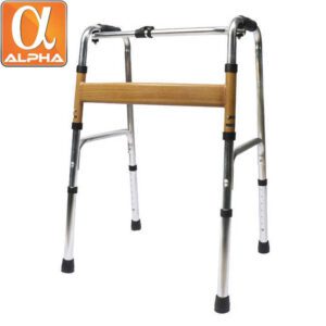 Medical Lightweight Elderly Standing Frame Aluminum Folding Walker for Disabled