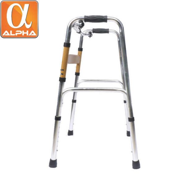 Medical Lightweight Elderly Standing Frame Aluminum Folding Walker for Disabled - Image 2