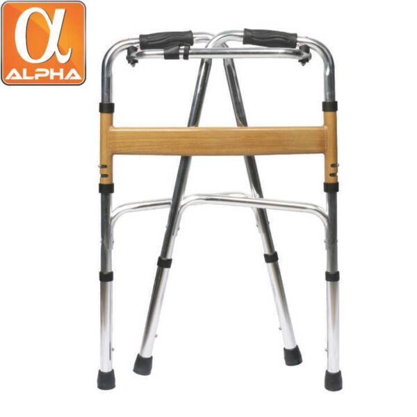 Medical Lightweight Elderly Standing Frame Aluminum Folding Walker for Disabled - Image 3