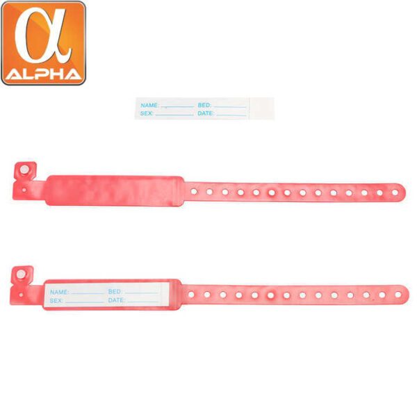 Medical OEM Adult Children Waterproof Plastic Disposable Hospital ID Bracelet Wristband - Image 3