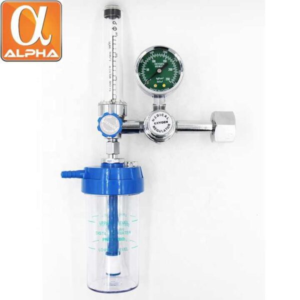 Medical Oxygen Inhaler with Humidifier Bottle Oxygen Regulator Inhalator - Image 3