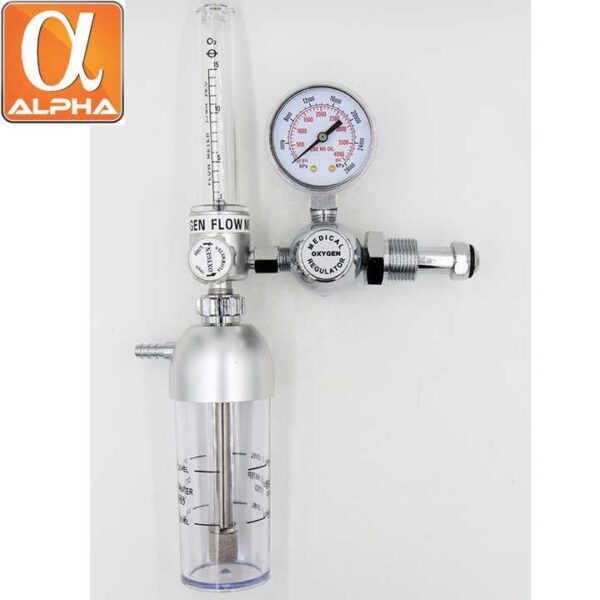 Medical Oxygen Inhaler with Humidifier Bottle Oxygen Regulator Inhalator - Image 5