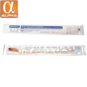 Medical Silicone Coated 2 Way Latex Foley Catheter