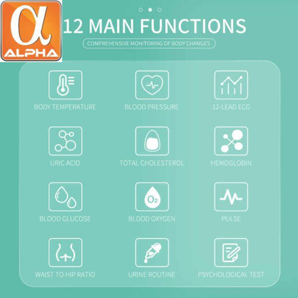 Medical Sonka 12-Lead ECG Machine  Hospital Machine Clinical Analytical Instruments Blood test Machines - Image 6