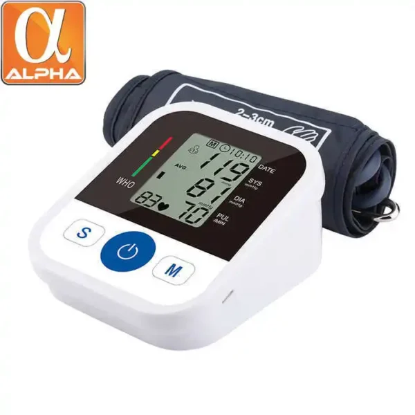 Medical Sphygmomanometer Bp Monitor Arm Type Tensiometer Digital Blood Pressure Monitor - Image 2