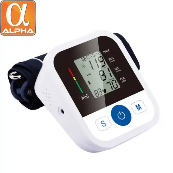 Medical Sphygmomanometer Bp Monitor Arm Type Tensiometer Digital Blood Pressure Monitor - Image 3