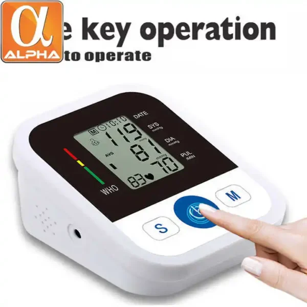 Medical Sphygmomanometer Bp Monitor Arm Type Tensiometer Digital Blood Pressure Monitor - Image 5