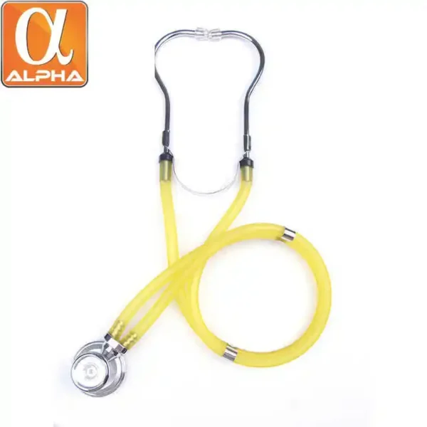 Medical Stainless Steel Aluminium Alloy PVC Tube Single Dual Head Stethoscope - Image 6