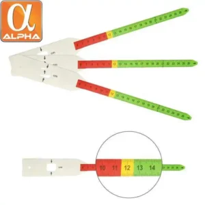 Medocal Disposable Adult Children Soft Waterproof Plastic Arm Circumference MUAC Measuring Tape