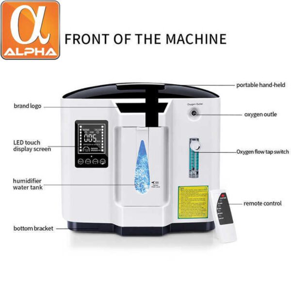 Mini Portable Medical Adjustable Oxygen Concentrator for Home Use - Image 5