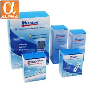 Original Misssion Brand HB Hemoglobin test System Meter and Strips