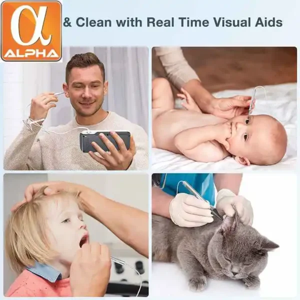 Portable 4.5inch LCD Screen Ear Wax Remover Cleaner Ear Endoscope Camera - Image 5