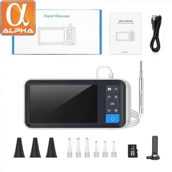 Portable 4.5inch LCD Screen Ear Wax Remover Cleaner Ear Endoscope Camera - Image 6