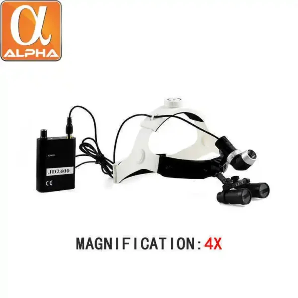 Portable 5W Electric Dental Magnifying Glasses with LED Surgical Headlight - Image 4