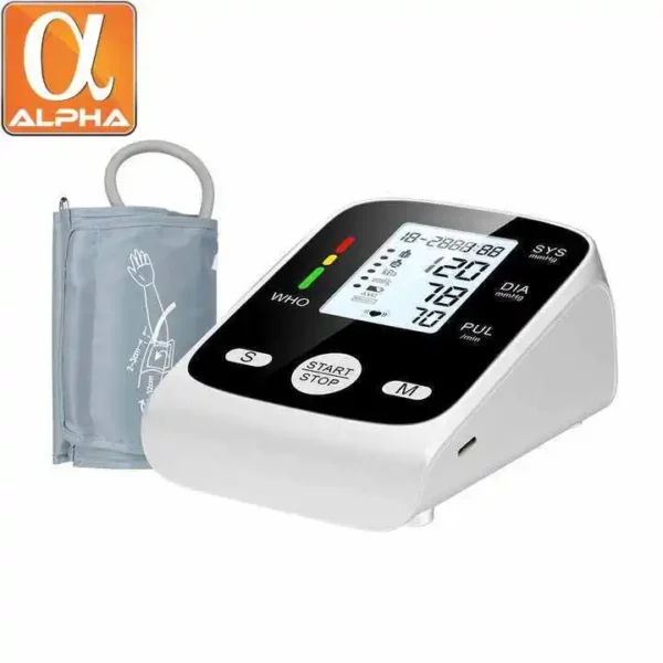 Portable Automatic Type-C USB Charging Blood Pressure Screen Electric Power Source Arm Type Voice Broadcast - Image 2