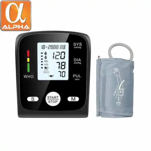 Portable Automatic Type-C USB Charging Blood Pressure Screen Electric Power Source Arm Type Voice Broadcast - Image 4