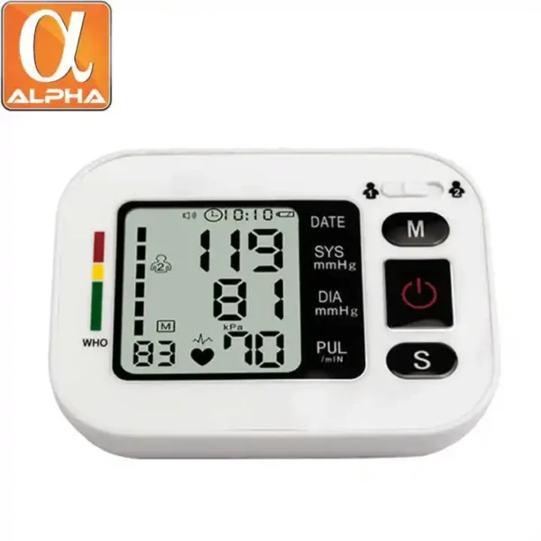 Portable Digital Arm Monitor Sphygmomanometer Electric Blood Pressure Gauges - Image 4