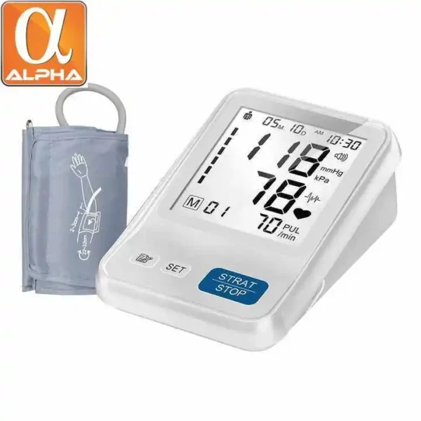 Portable Double Users Blood Pressure Screen with Big Type-C Charging Automatic Electric Power Source - Image 2
