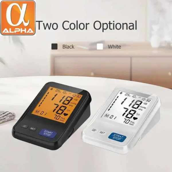Portable Double Users Blood Pressure Screen with Big Type-C Charging Automatic Electric Power Source - Image 6