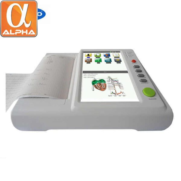 Portable High Accuracy Electricity-Powered Electrocardiograph (ECG) Device for Home & Hospital Medical Use - Image 4