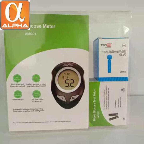 Portable Hospital and Home Use Blood Glucose Monitor Medical Handheld Blood Glucose Meter - Image 5