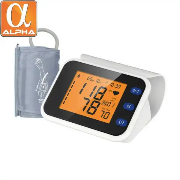 Portable LCD Touch Screen Multi-Functional Electronic Blood Pressure Monitor with Electric Power Source - Image 5