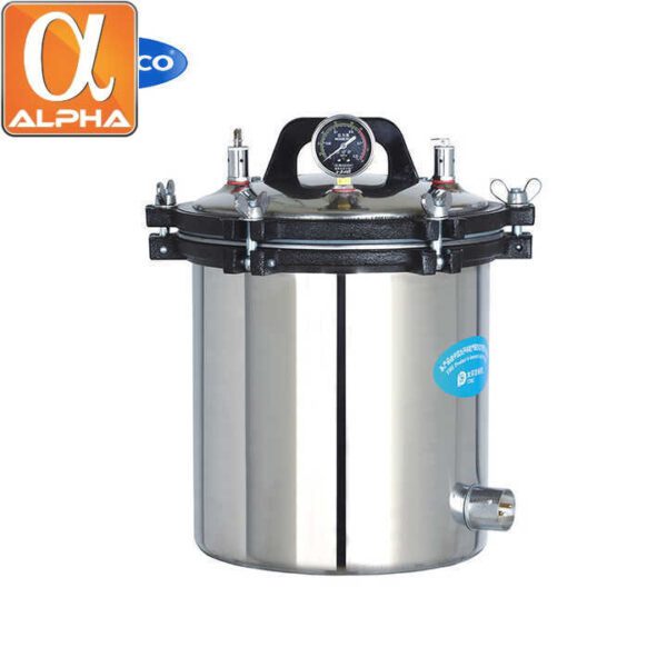 Portable Laboratory Sterilization Equipments Sterilizer Vertical Pressure Steam 18L Autoclave Machine - Image 2
