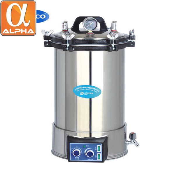 Portable Laboratory Sterilization Equipments Sterilizer Vertical Pressure Steam 18L Autoclave Machine - Image 3