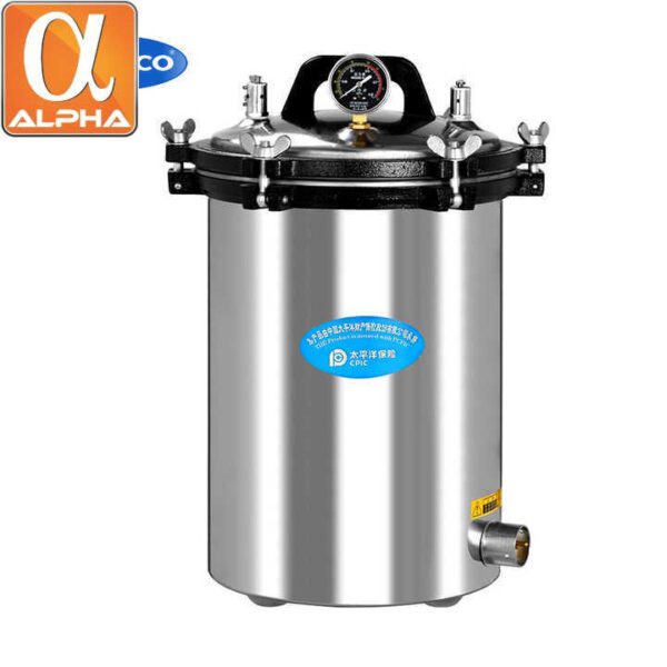 Portable Laboratory Sterilization Equipments Sterilizer Vertical Pressure Steam 18L Autoclave Machine - Image 4