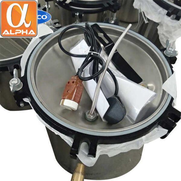 Portable Laboratory Sterilization Equipments Sterilizer Vertical Pressure Steam 18L Autoclave Machine - Image 6