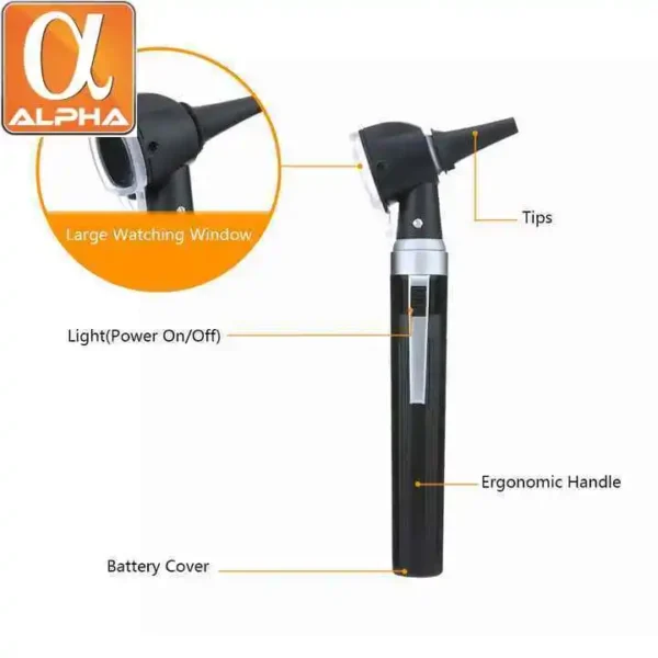 Portable Medical LED ENT Diagnostic Ear Otoscopic Auriscope Otoscope - Image 3