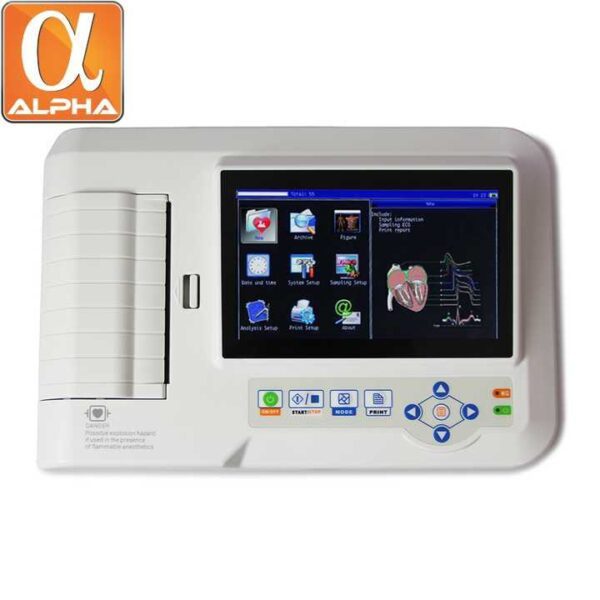 Portable Medical Six Channels 12 Lead Ecg Device Ecg Machine Price - Image 5