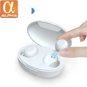 Portable Mini Adjustable ITE Rechargeable Hearing Aid Ear & Hearing Product for Deaf Individuals