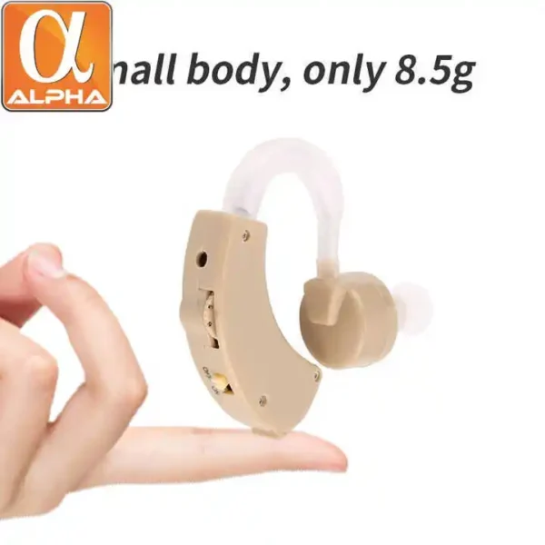 Portable Mini Hearing Aid Amplifier Adjustable Ear Sound Enhancer for Deaf Elderly - Image 4