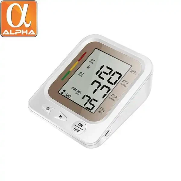 Portable Tensiometro Electronic Blood Pressure Monitor Digital Upper Arm Sphygmomanometer - Image 4