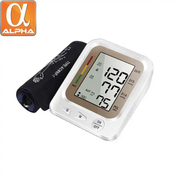 Portable Tensiometro Electronic Blood Pressure Monitor Digital Upper Arm Sphygmomanometer - Image 6