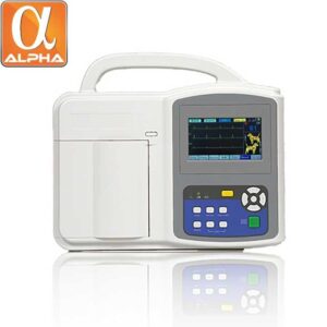 Portable Three Channel ECG Machine Electrocardiograph for Veterinary Use