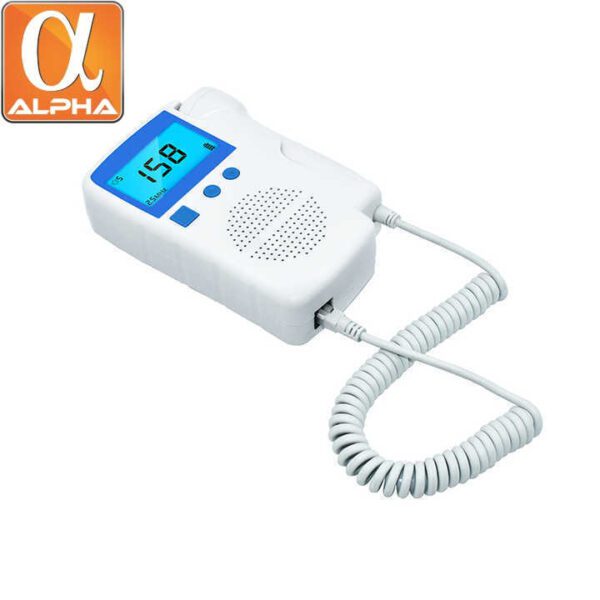 Pregnant Woman Use Doppler Fetal Heart Sound Instrument Fetal Doppler Digital Fetal Heartbeat - Image 3