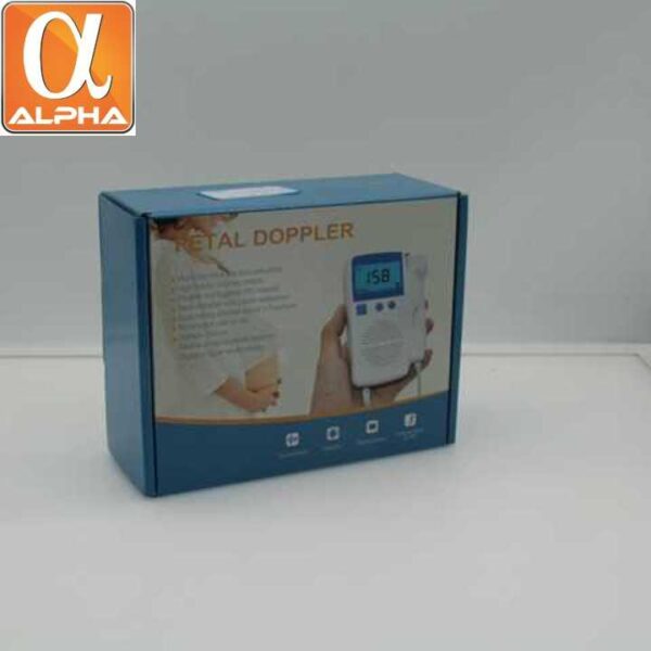 Pregnant Woman Use Doppler Fetal Heart Sound Instrument Fetal Doppler Digital Fetal Heartbeat - Image 6