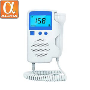 Pregnant Woman Use Prenatal Portable Baby Heart Rate Detector Fetal Doppler Monitor