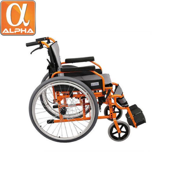 Professional Medical Equipment Supplier Cheapest Children Big Wheel Wheelchair - Image 3