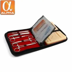 Surgical Suture Training Exercise Kit for Medical Students with Suture Pads and Suture Training Instruments