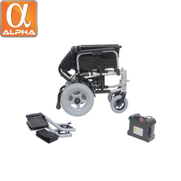 Top Quality Low Price Comfortable Long Endurance Folding High Power Electric Wheelchair - Image 3