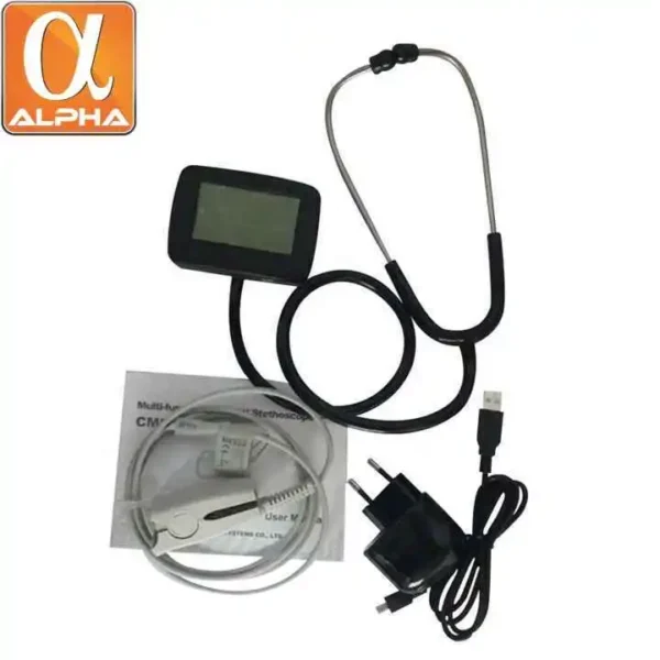 Wholesale Medical Electronic Stethoscope Mutil-functional Cardiology Visual Digital Stethoscope - Image 4