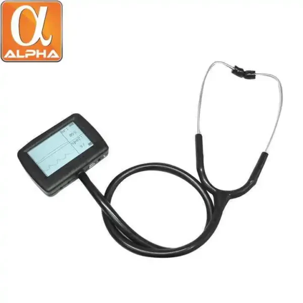 Wholesale Medical Electronic Stethoscope Mutil-functional Cardiology Visual Digital Stethoscope - Image 5
