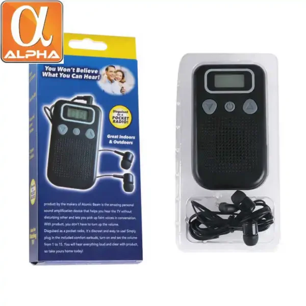 ALP Hot Sale Cassette Auricular  Hearing Aid with Two Headphones